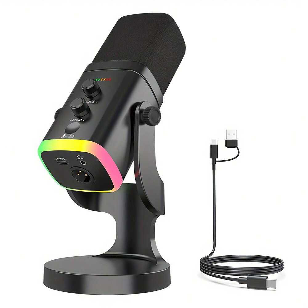 Pc Gaming Youtuber - Mikrofon Dinamis XLR/USB untuk Streaming &