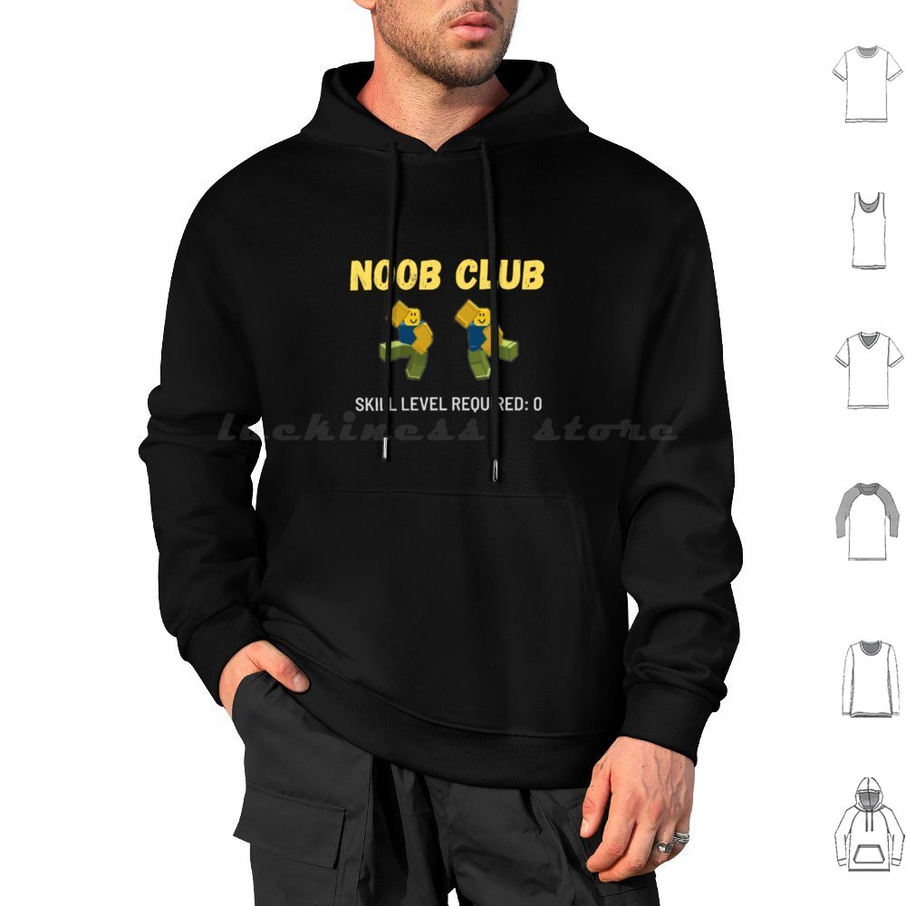 Pc Gaming Club - Noob Club, Hoodie Noob Keren Katun