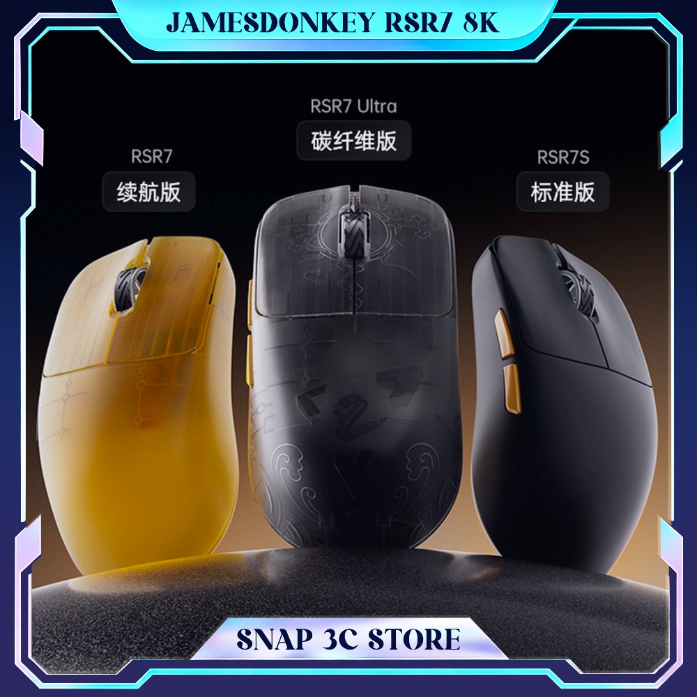 Pc Gaming Cs2 - JamesDonkey RSR7 8K Mouse Nirkabel Serat