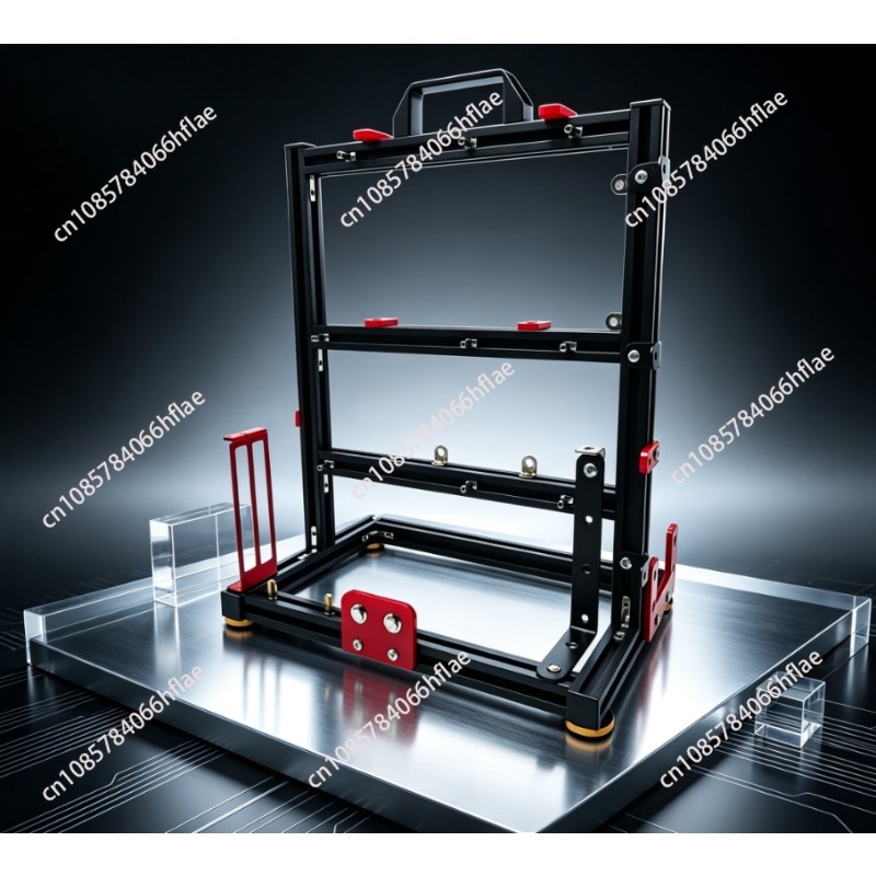 Pc Gaming Water Cooling - Rak Uji PC Open Frame Vertikal,