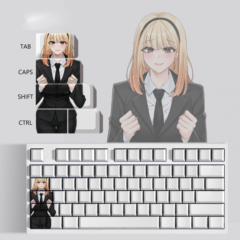 Pc Gaming Club - Keycap Anime Tema Club Senior BARU