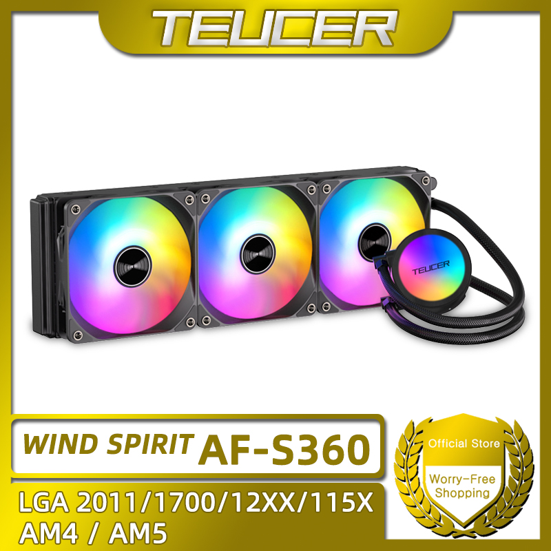 Pc Gaming Water Cooling - TEUCER AF-S360, pendingin air CPU LGA