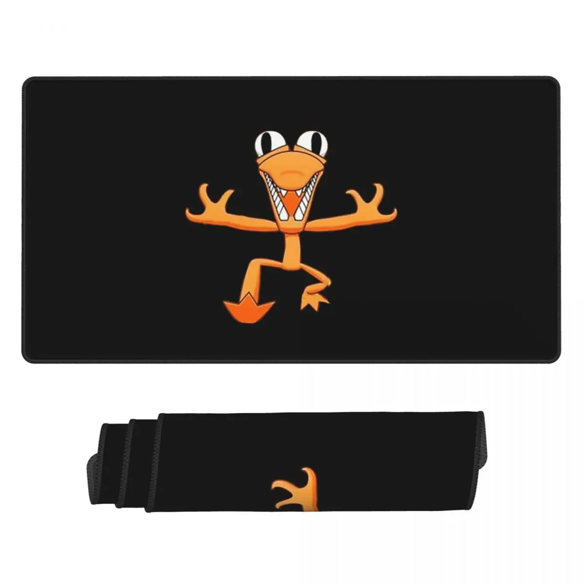 Pc Gaming Orange - Alas Mouse Besar Oranye Pelangi Teman