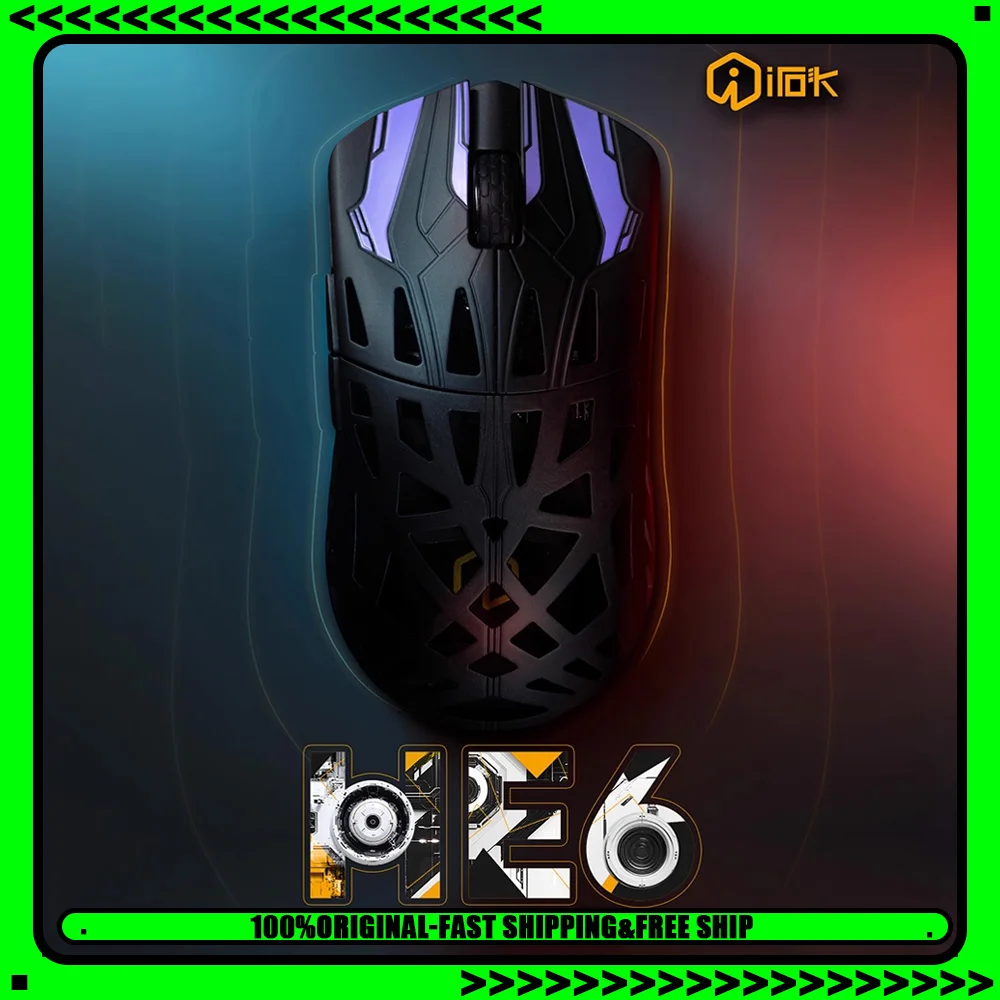 Pc Gaming Cs2 - IROK HE6 Mouse Ultra Tri Mode