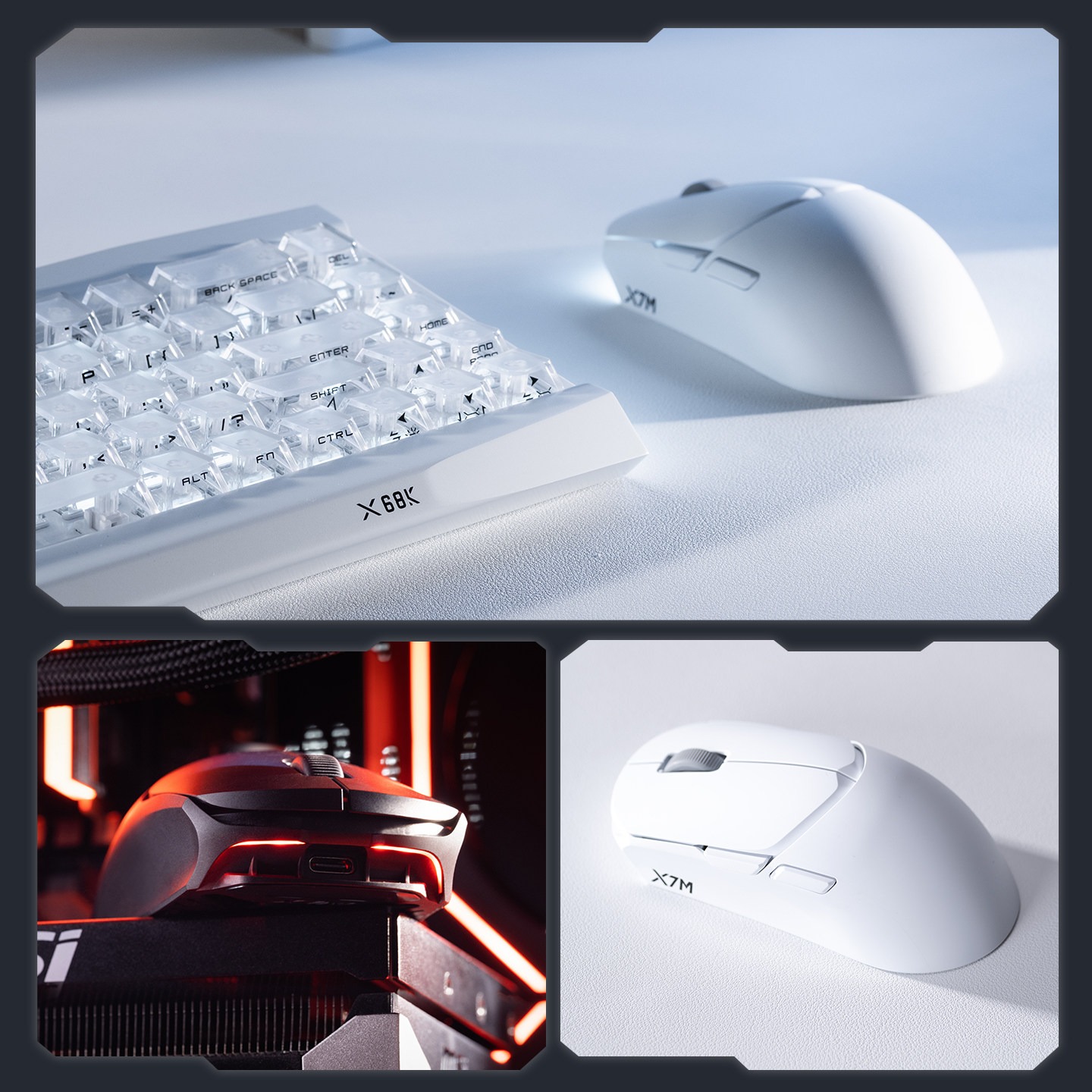 Mouse Gaming Nirkabel Tri-Mode - Pc Gaming Cs2 ulasan dan harga