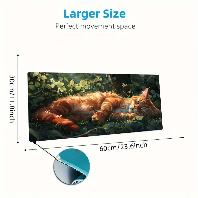 Alas Meja Gaming XXL, Alas Mej - Pc Gaming Orange ulasan dan harga