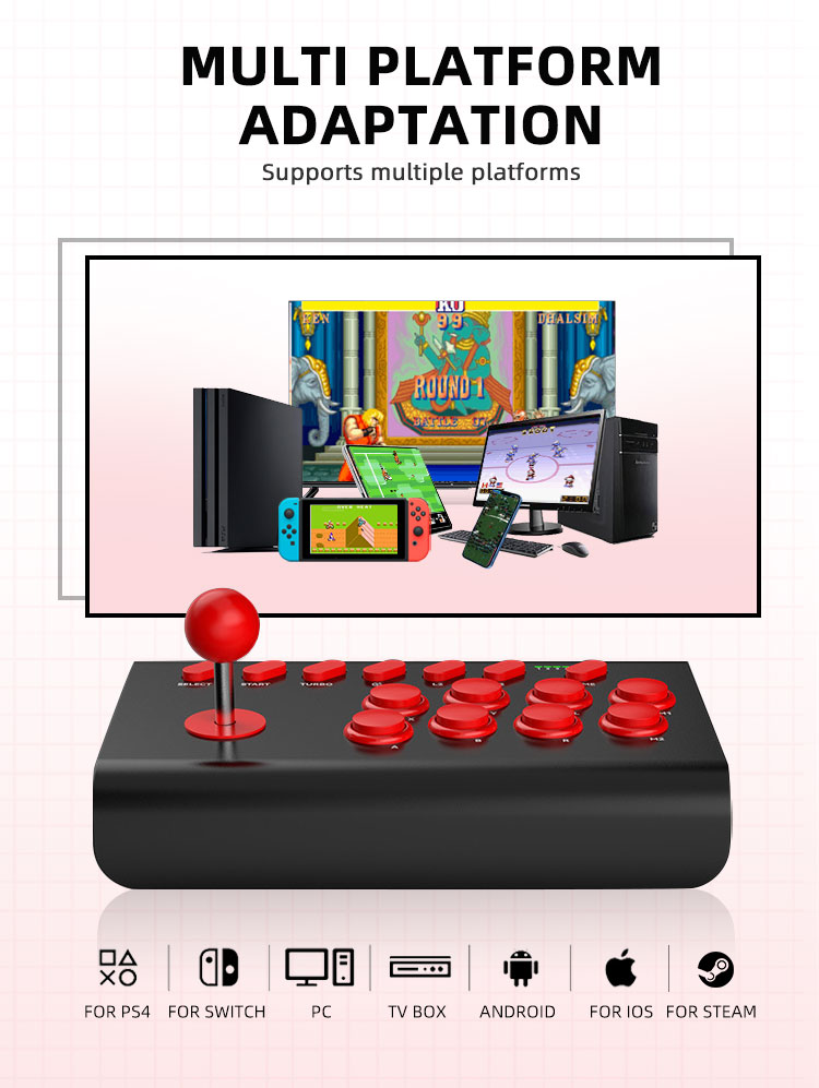 Stik Arcade 8 Tombol untuk Nin - Joystick Pc Gaming ulasan dan harga