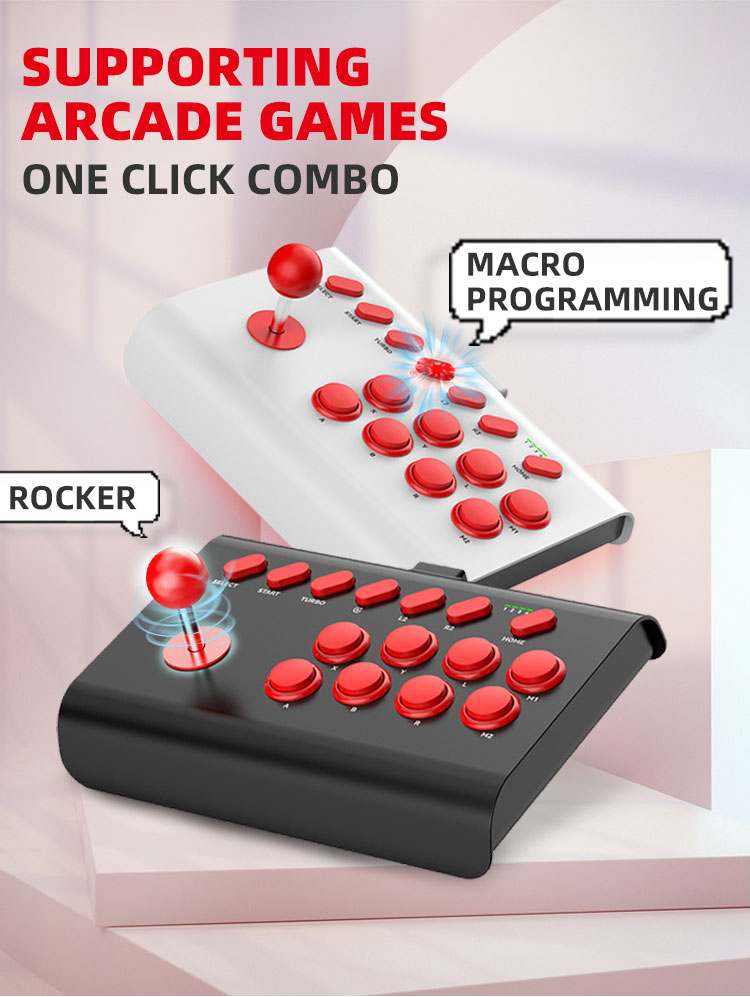Stik Arcade 8 Tombol untuk Nin - Joystick Pc Gaming ulasan dan harga