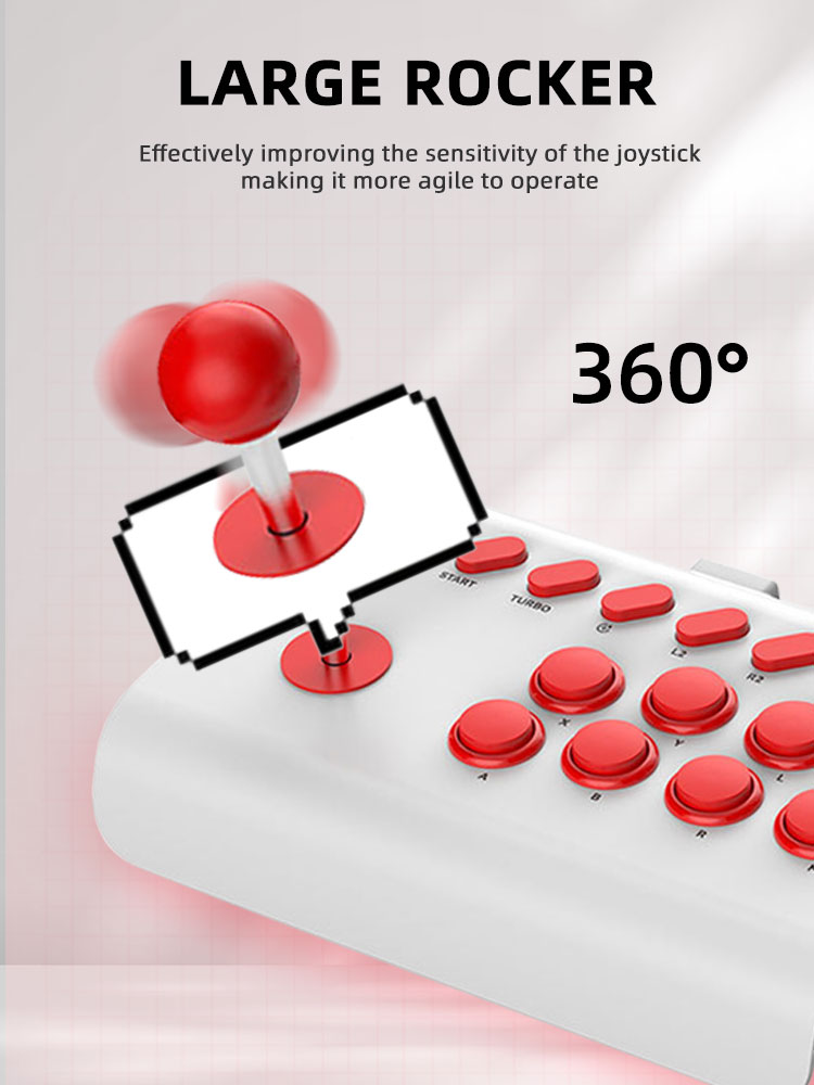 Stik Arcade 8 Tombol untuk Nin - Joystick Pc Gaming ulasan dan harga