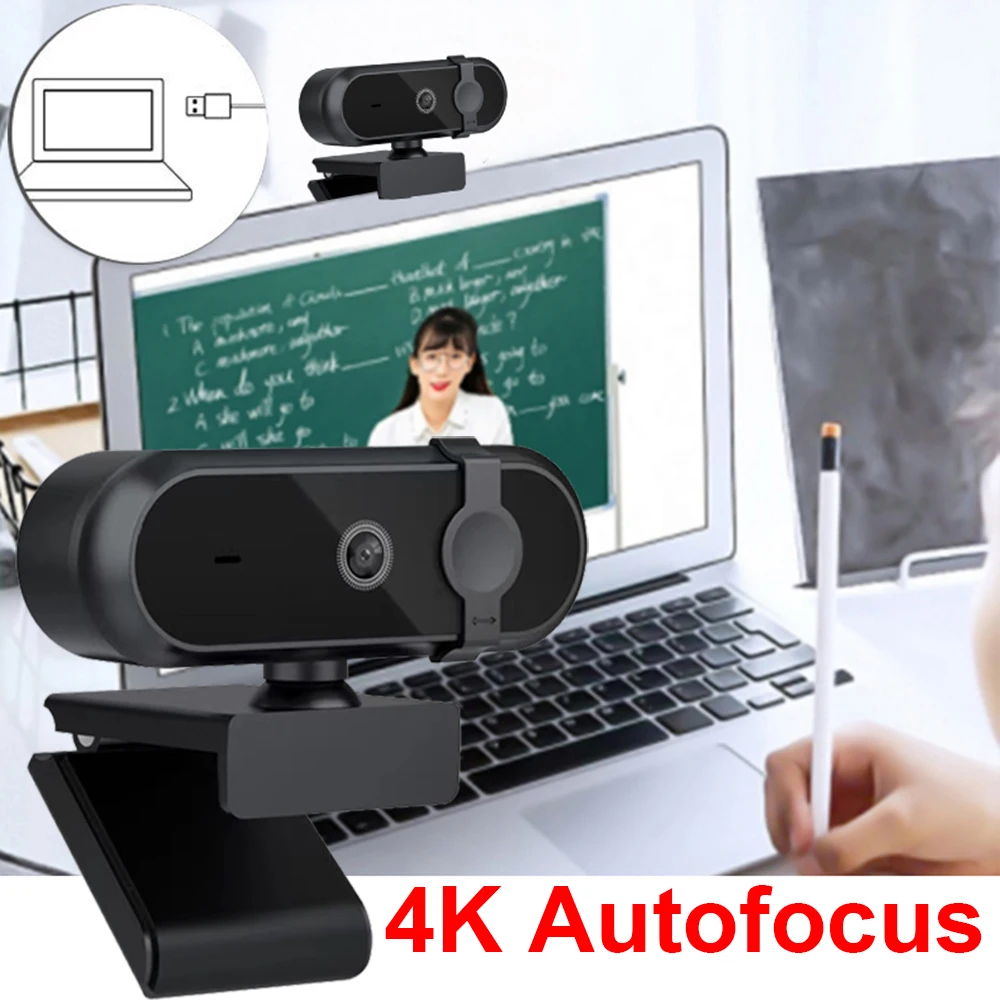 Webcam Autofokus 4K 2K 30fps M - Pc Gaming Fullset ulasan dan harga