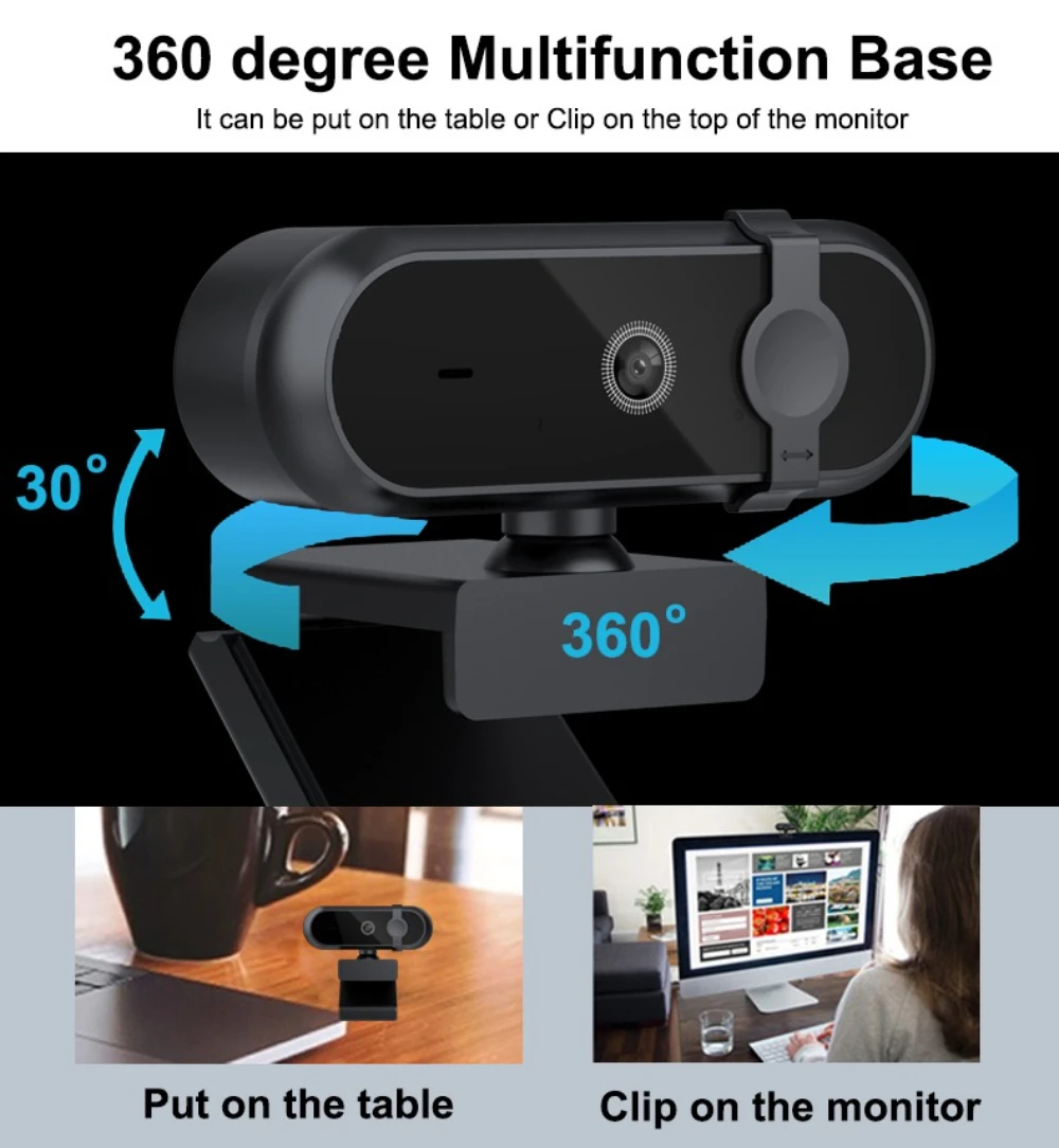 Webcam Autofokus 4K 2K 30fps M - Pc Gaming Fullset ulasan dan harga