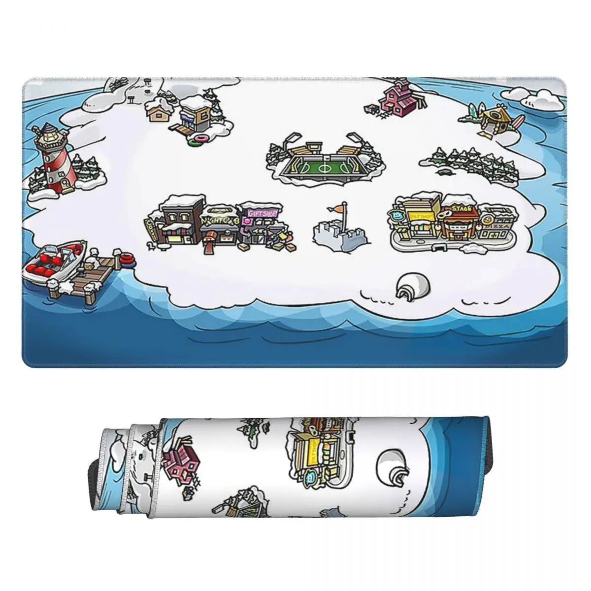 Alas Mouse Besar Peta Penguin  - Pc Gaming Club ulasan dan harga