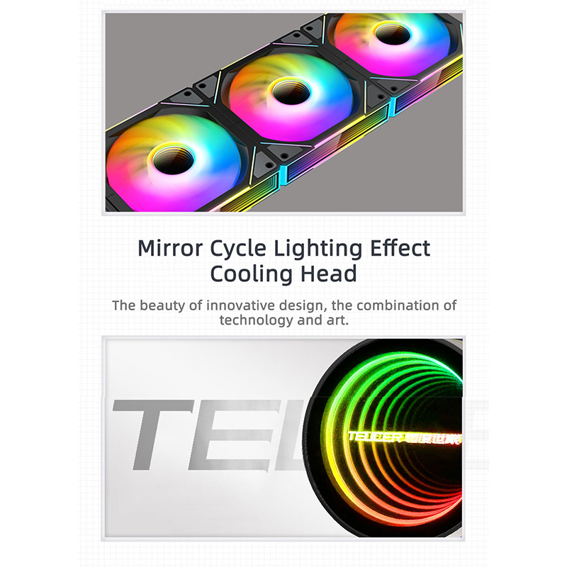 TEUCER 360MM Pendingin Cairan  - Pc Gaming Water Cooling ulasan dan harga