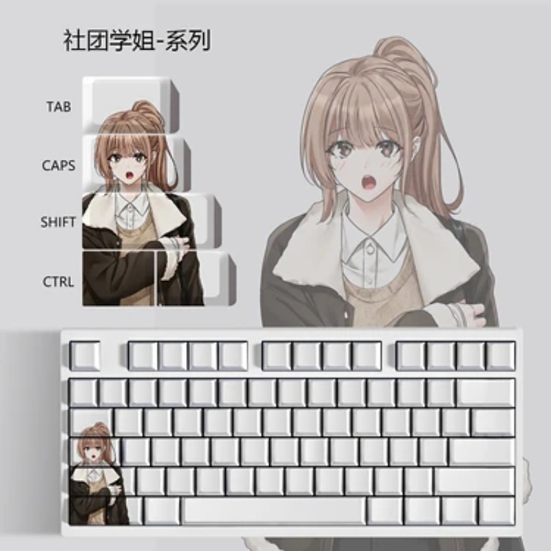 Keycap Anime Tema Club Senior  - Pc Gaming Club ulasan dan harga