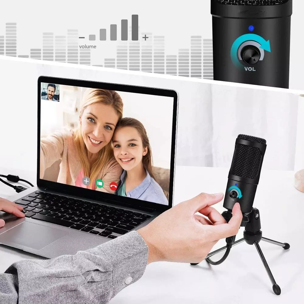 Mikrofon Perekam Mikrofon Kond - Pc Gaming Youtuber ulasan dan harga