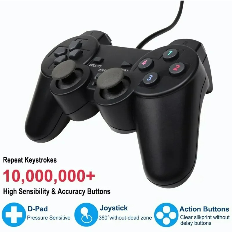 Joystick Gamepad USB Berkabel  - Joystick Pc Gaming ulasan dan harga