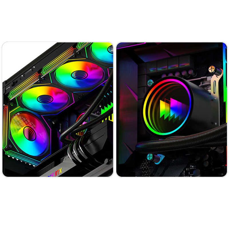 UPSIREN Cermin Poseidon 360 AR - Pc Gaming Water Cooling ulasan dan harga