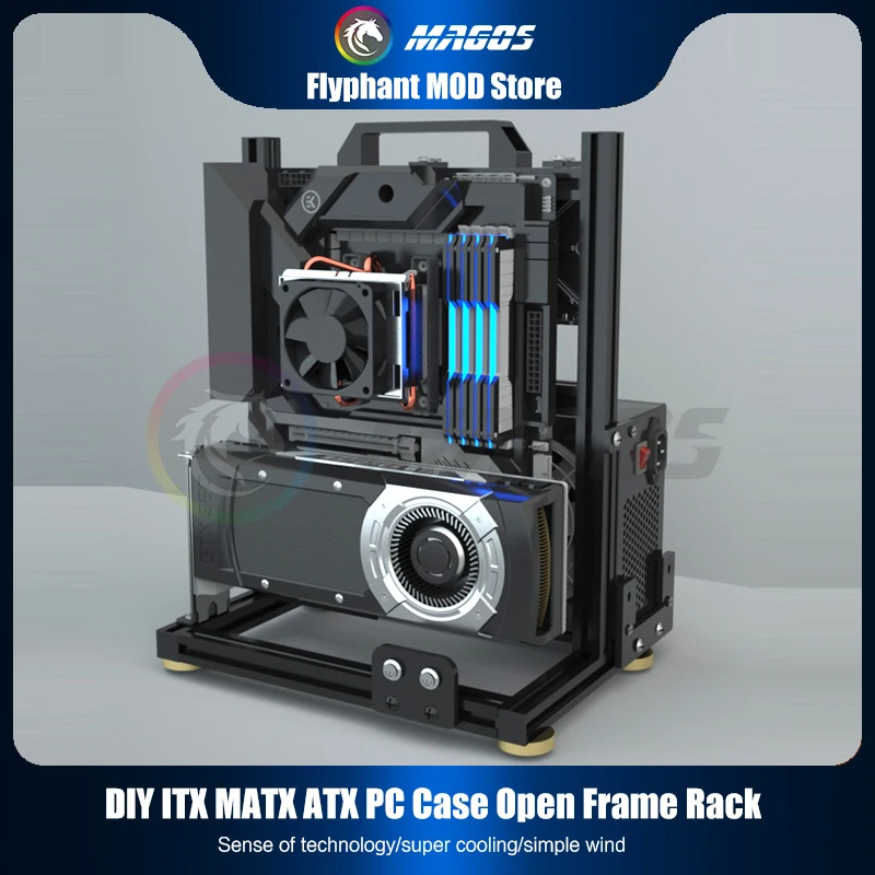 DIY Gamer kabinet ITX MATX ATX - Pc Gaming Water Cooling ulasan dan harga