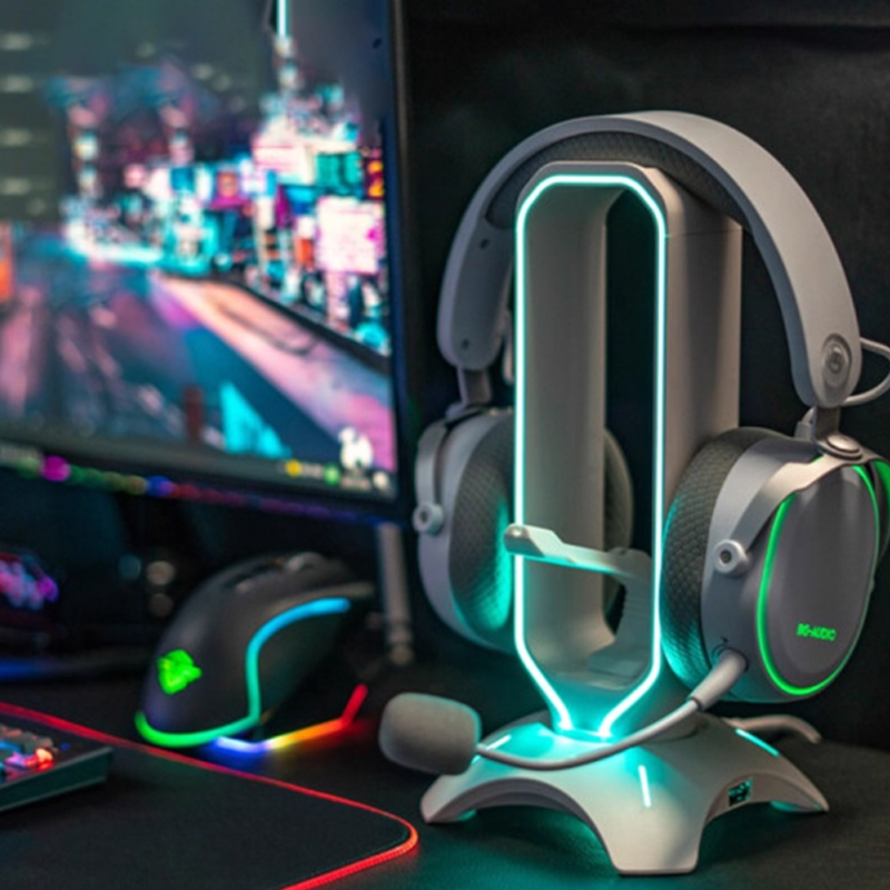 Stands Headphone Gaming RGB de - Mouse Bungee Holder ulasan dan harga