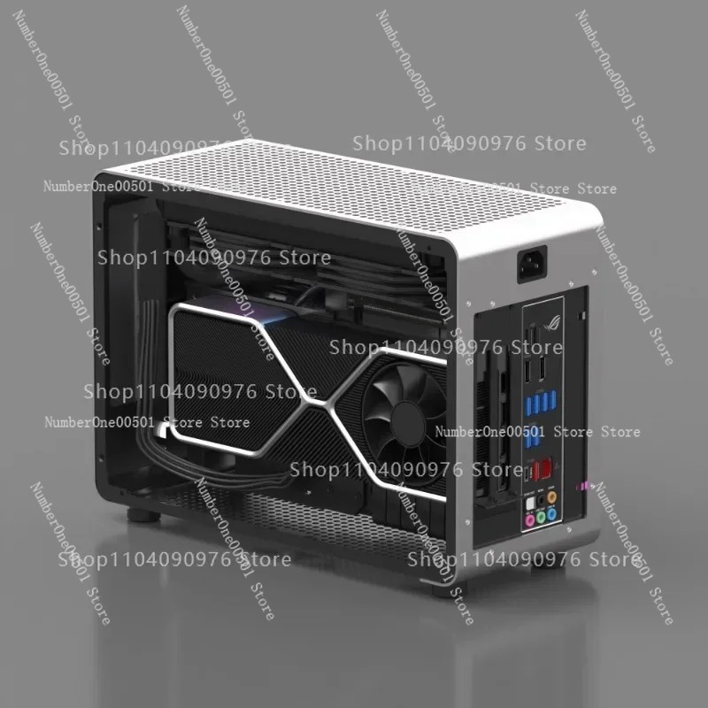 Casing Aluminium A4 ITX SFX 24 - Pc Gaming Water Cooling ulasan dan harga
