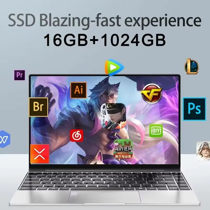 Laptop Portabel Intel N95 15.6 - Pc Gaming Intel ulasan dan harga