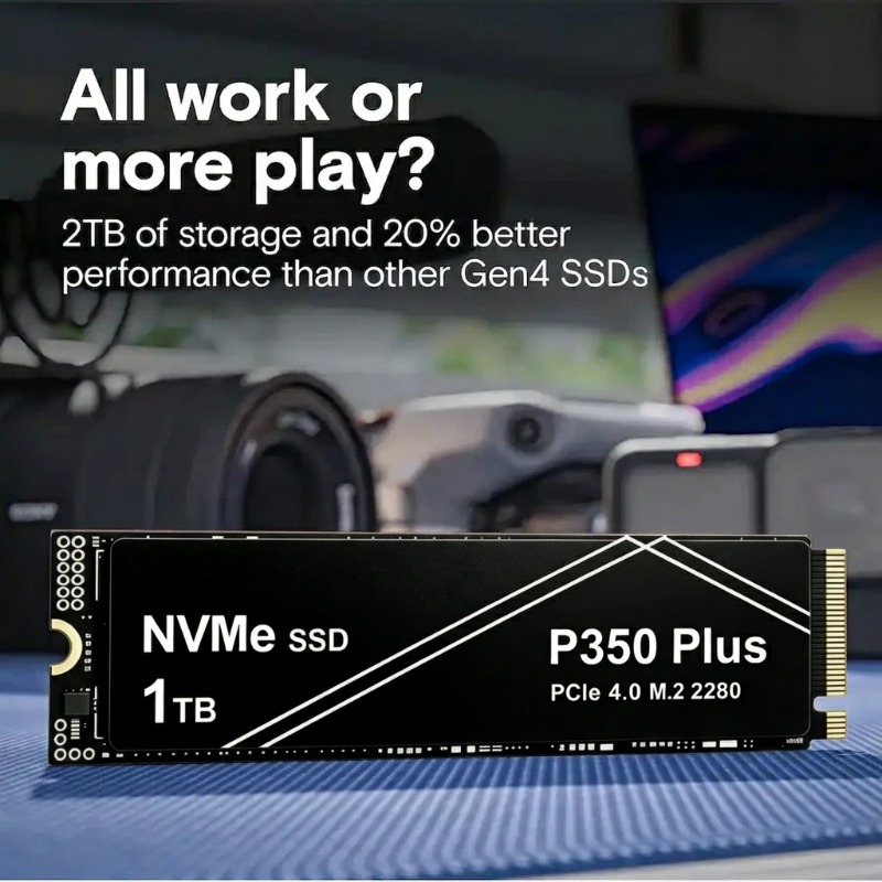 P350 PLUS 1TB 2TB 4TB SSD Ekst - Pc Unit For Gaming ulasan dan harga