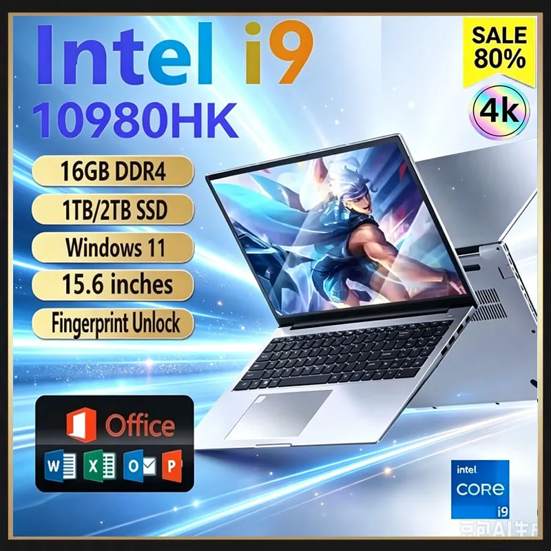 Laptop Portabel 15,6 inci, Pro - Pc Gaming I9 ulasan dan harga