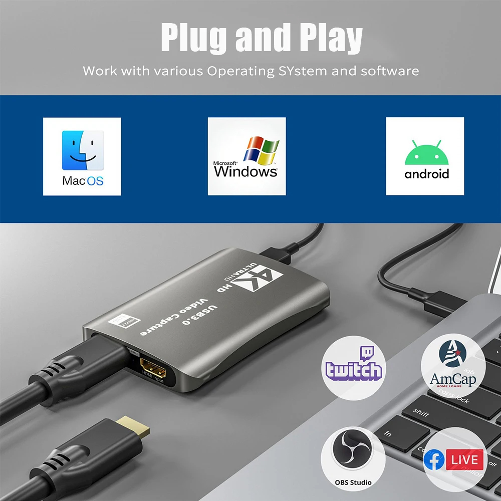 Kartu Capture Video kompatibel - Capture Card Hdmi ulasan dan harga