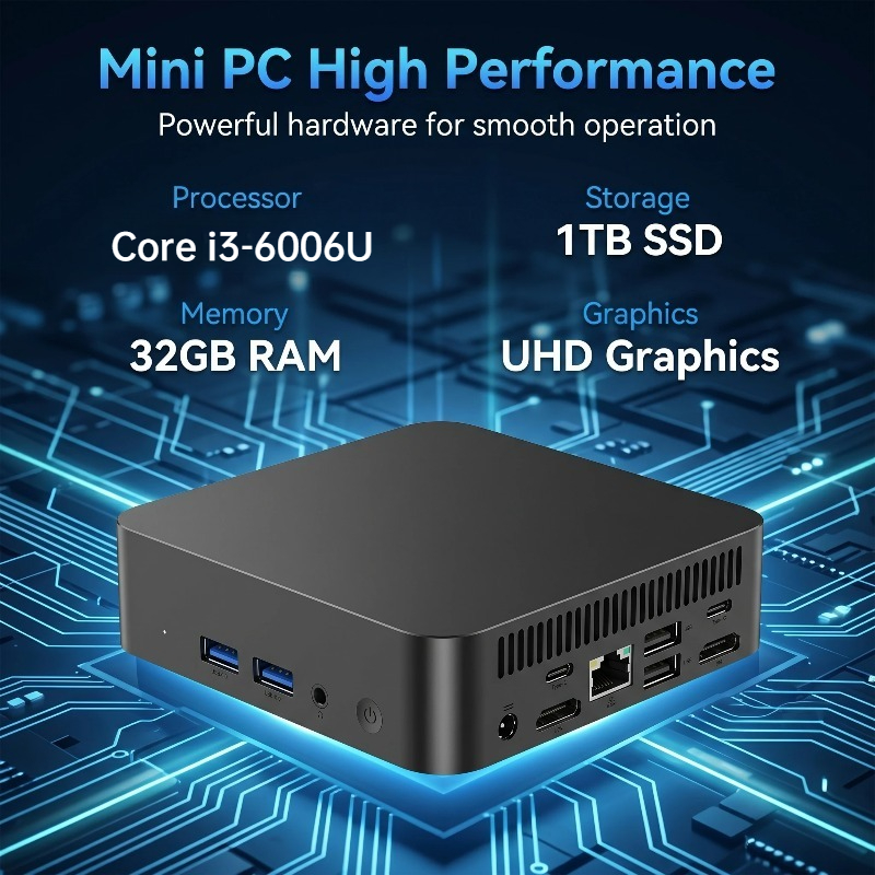 Mini PC Intel Core i3‑6006U RA - Pc Gaming I3 ulasan dan harga
