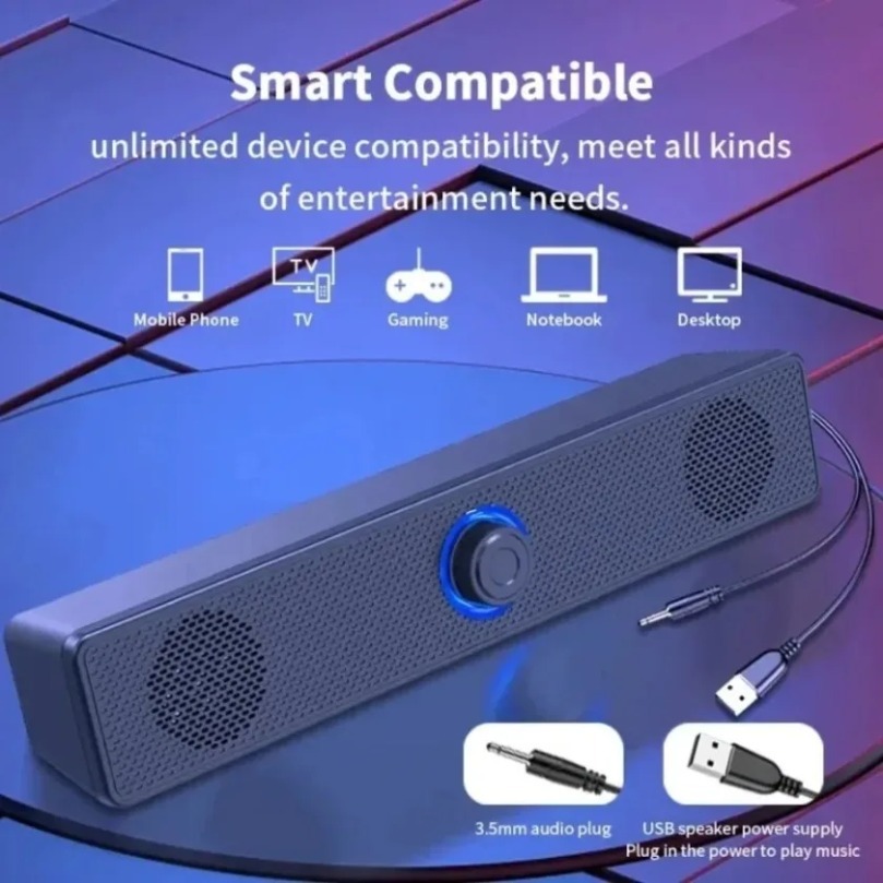 Soundbar Bluetooth Nirkabel da - Pc Gaming Fullset ulasan dan harga