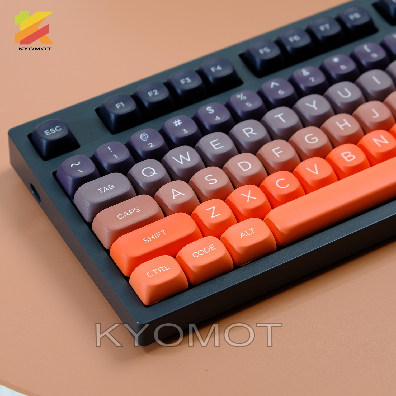 125 Tombol Keycap Sunset Gradi - Pc Gaming Orange ulasan dan harga